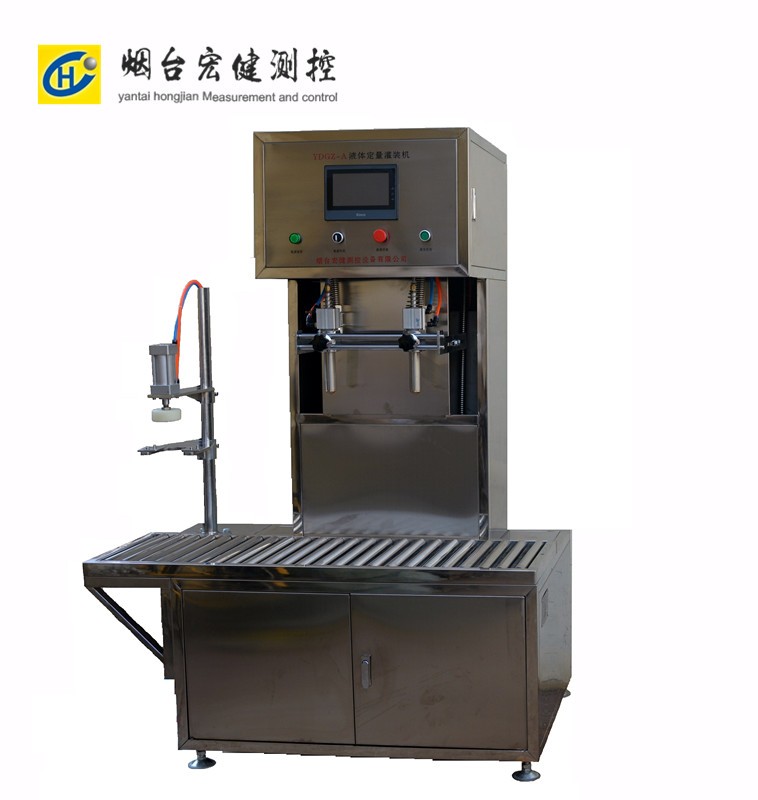 双头中包装食用油灌装机