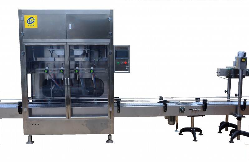 烟台4头全自动食用油灌装机